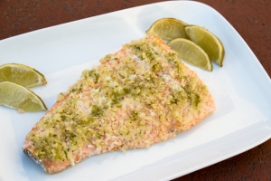 Lime Crusted Salmon | Sew You Think You Can Cook | http://sewyouthinkyoucancook.com